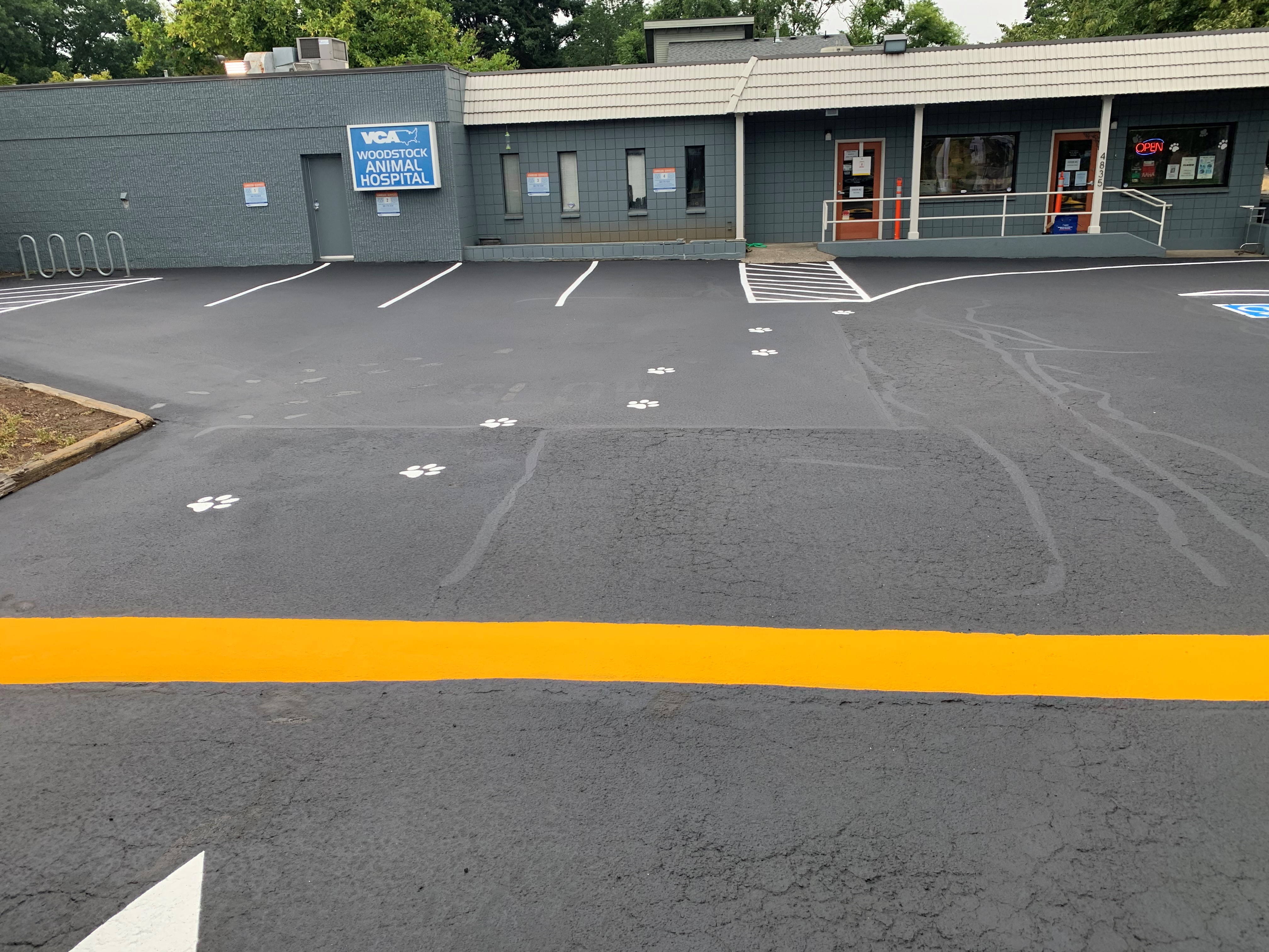 Black Diamond Seal Coat project 7 in Portland Oregon